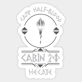 Cabin #20 in Camp Half Blood, Child of Hecate – Percy Jackson inspired design Sticker